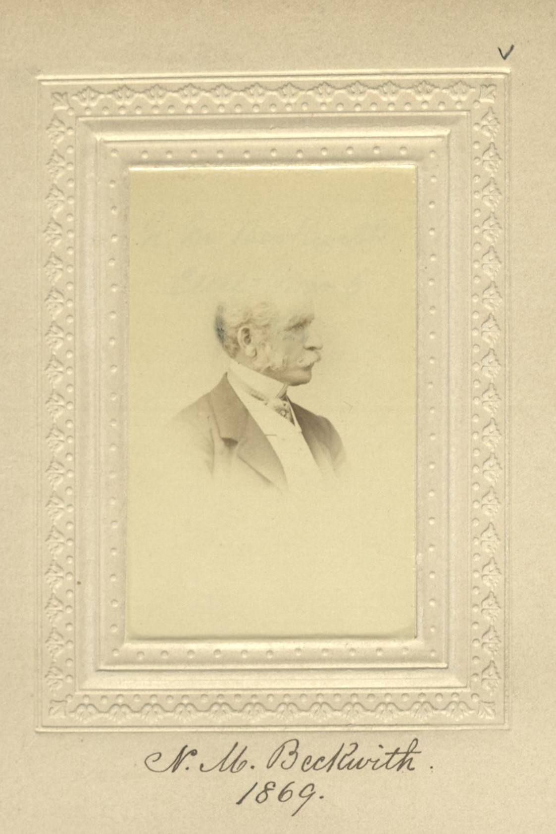 Member portrait of N. M. Beckwith